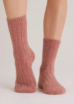 Z Supply Novelty Plush Socks (2 Pack)-White|