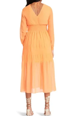 BB Dakota by Steve Madden Nylah Dress-Amber Orange|