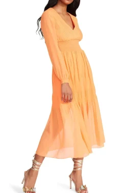 BB Dakota by Steve Madden Nylah Dress-Amber Orange|