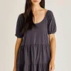 Online Z Supply Ocean Tier Slub Dress-Shadow|