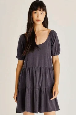 Online Z Supply Ocean Tier Slub Dress-Shadow|