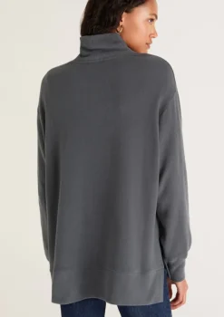 Outlet Z Supply Oceana Plush Sweater-Dark Slate|