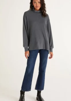 Outlet Z Supply Oceana Plush Sweater-Dark Slate|