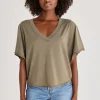 Sale Z Supply Odelle Jersey Tee-Dusty Olive|