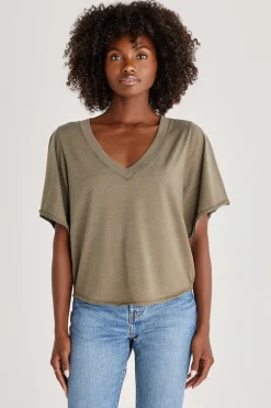Sale Z Supply Odelle Jersey Tee-Dusty Olive|