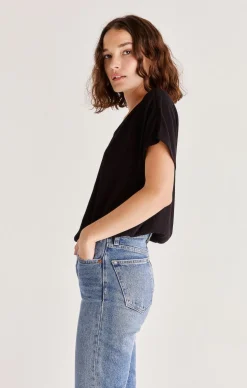 Discount Z Supply Ollie Crinkled Top-Black|