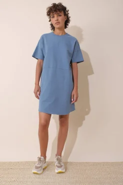 Outlet Indi & Cold Organic Cotton Dress-Lead|