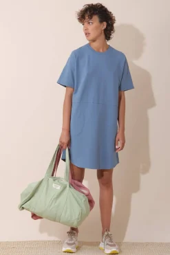Outlet Indi & Cold Organic Cotton Dress-Lead|