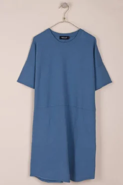 Outlet Indi & Cold Organic Cotton Dress-Lead|
