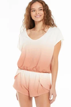 Discount Z Supply Organic Dip-Dye Tee-Sahara|