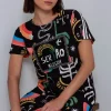 Online Lez a Lez Patch Embroidery Dress-Imaginary|