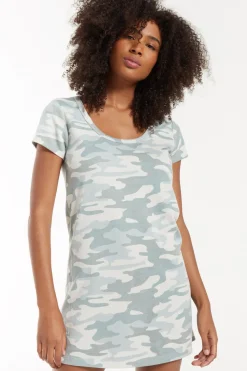 Hot z supply Payton Camo Tee Dress|