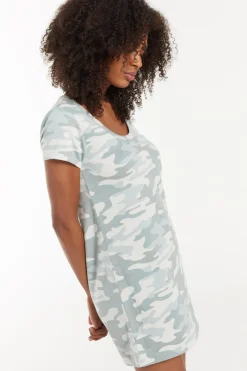 Hot z supply Payton Camo Tee Dress|