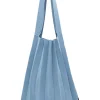 Online Colab Plisse Shopper Tote-Moonstone Latte|