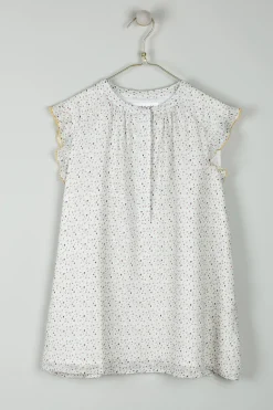 Best Indi & Cold Polka Dot Print Blouse|