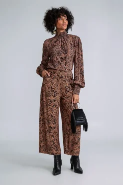 Lez a Lez Puffy Sleeve Blouse-Textura|