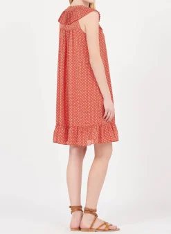 Online The Korner Red Short Printed Dress|