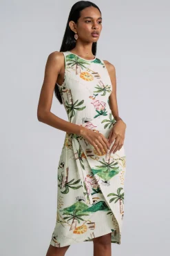 Best Lez a Lez Ribbed Wrap Dress-Refresco|