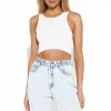 Hot Madison The Label Robin Top-White|