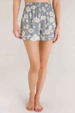 Discount Z Supply Room Service Daisy Boxer-Sage Ash|
