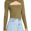 Sale BB Dakota by Steve Madden Rosa Top-Olive Night|