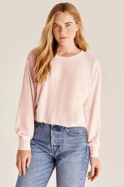 Hot Z Supply Roxy Long Sleeve-Pink Sky|