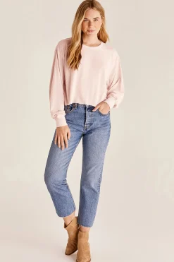Hot Z Supply Roxy Long Sleeve-Pink Sky|