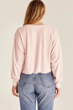 Hot Z Supply Roxy Long Sleeve-Pink Sky|