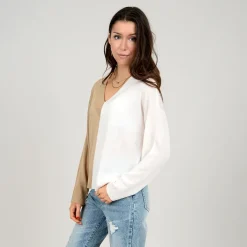 Best RD Style Roxy Mossy Color Black V-Neck|
