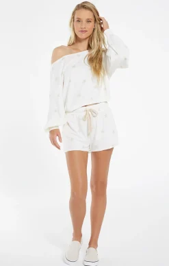 Clearance Z Supply Sage Summer Star Terry Short|