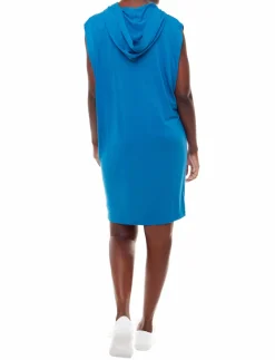 New I Love Tyler Madison Salma Solid Hoodie Dress-Saphire|Iltm