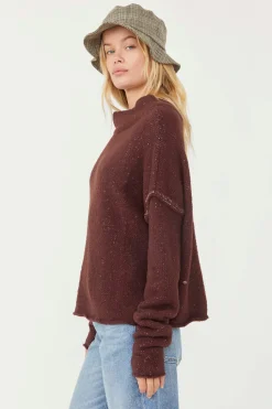 Clearance Free People San Vicente Pullover-Birch Bark|