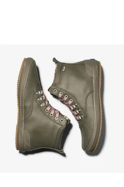 Hot Keds Scout Boot Ii Water-Resistant Canvas-Olive|