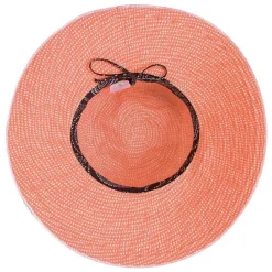 New Wallaroo Scrunchie Sun Hat-Black/White Dot|