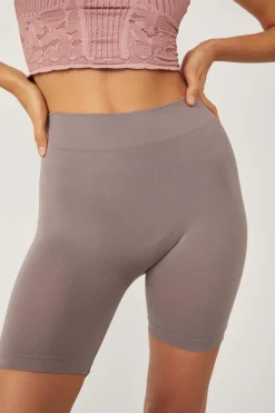 Clearance Free People Seamless Shorties-Charcoal|