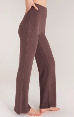 New Z Supply Show Me Some Flair Rib Pant-Light Cola|