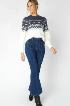 Minkpink Solstice Fair Isle Sweater|
