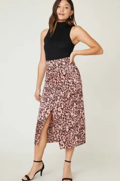 Best Jack by BB Dakota Spotty By Nature Leopard Skirt|