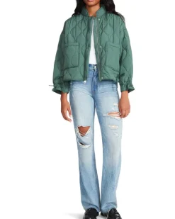 Hot BB Dakota by Steve Madden Stefani Jacket-Deep Green|