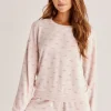 Best Z Supply Stella Kissed Long Sleeve Top-Pink Sky|