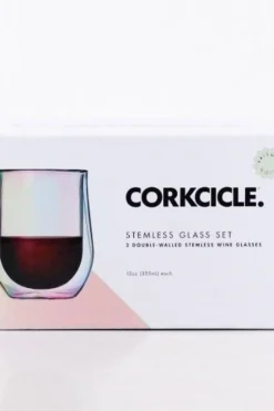 Sale Corkcicle Stemless Glass Set (2)-Prism|