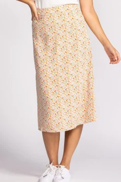 Outlet Pink Martini Stephanie Skirt-Yellow|