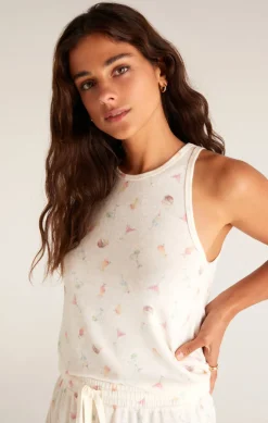 Z Supply Sundaze Cocktail Tank-White Sand|