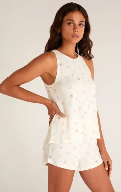Z Supply Sundaze Cocktail Tank-White Sand|