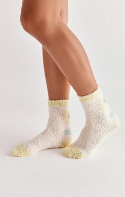 Online Z Supply Sunflower Plush Socks|