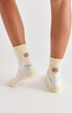 Online Z Supply Sunflower Plush Socks|