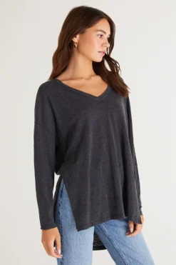 Hot Z Supply Super Chill L/S Tee-Black|
