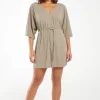 New Z Supply Sydney Cotton Jersey V-Neck Dress|