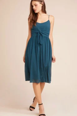 New BB Dakota Take A Bow Tie Bodice Dress|