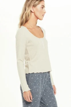 Hot Z Supply Take It Easy Thermal Henley|